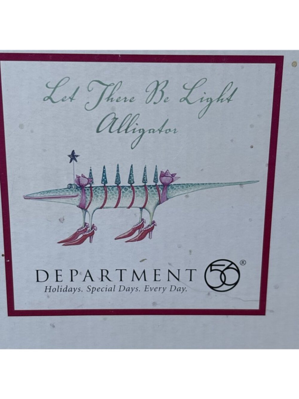 Department 56 CinderAlligator Candle Holder Patience Brewster Let There Be Light - Picture 14 of 16